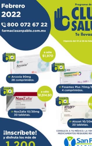 Catalogo San pablo farmacia febrero 2022 ofertas