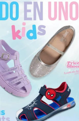 Price Shoes Todo en uno kids 2023 catalogo