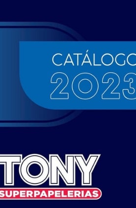 catalogo tony superpapelerias 2023