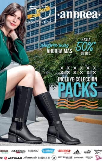 Andrea Promotor Nuevos pack Hasta 50% 2024