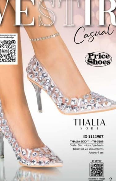 Catalogo Price Shoes Thalia Sodi Primavera Verano 2024 