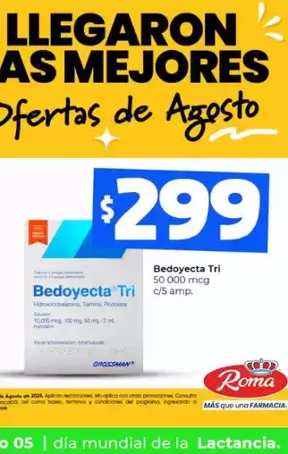 Catalogo Farmacia Roma Mexico Agosto 2025