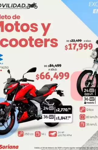Soriana Belleza Hiper Motos 25 de Febrero 2025