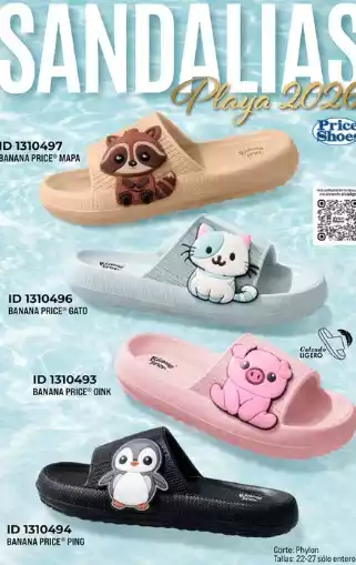 Catalogo Price Shoes Sandalias Playa 2026