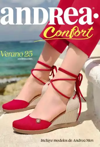 Catalogo zapato Andrea Confort verano 2025