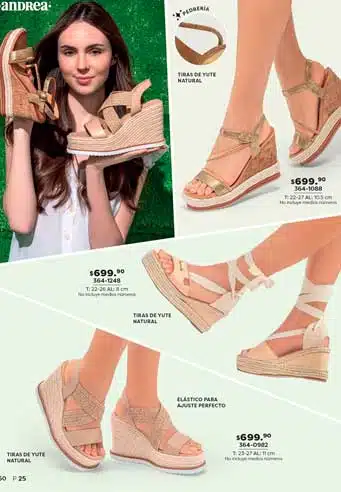 Sandalias con Suela de Yute y Aplicaciones Florales