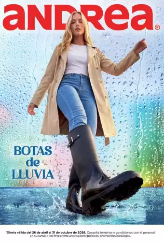 Catalogo Andrea Botas de lluvia 2026