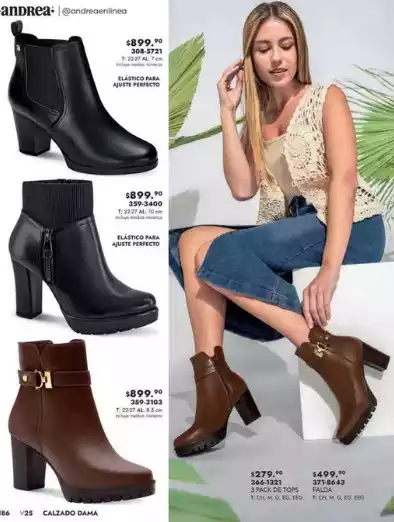 Catalogo BOTAS Andrea Mujer 2025