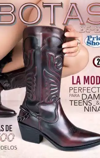 Catálogo Price Shoes BOTAS 2025 2026 segunda edicion