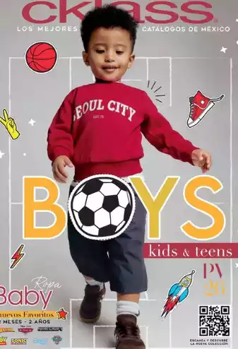 Catalogo Cklass calzado Niño Primavera Verano 2026