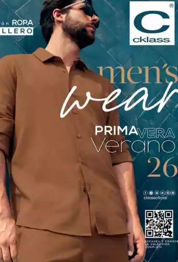 Catalogo Cklass Ropa Caballero PV 2026
