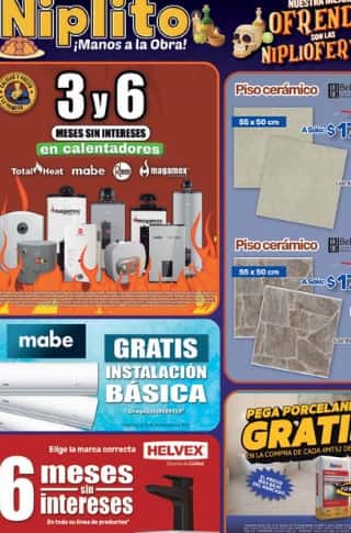 Catálogo Niplito Noviembre 2025 Puertas , Pisos