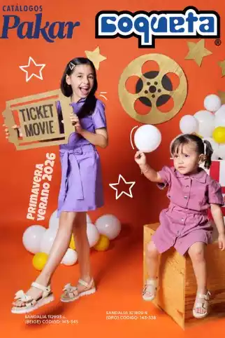 Catalogo Pakar Calzado niña Coqueta PV 2026