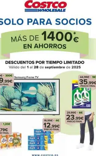 Catálogo COSTCO Cuponera Septiembre 2025 México
