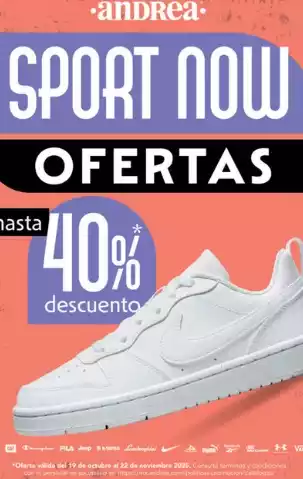 Outlet Andrea Sport Now 40% Dto 2025 Noviembre