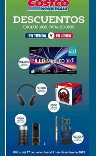 Catálogo COSTCO México 2025 Noviembre  Ofertas