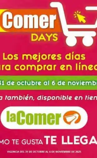 Catálogo LA COMER Hasta 06 de noviembre 2025