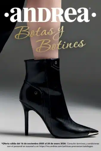 Catalogo BOTAS Andrea Mujer 2025 Botines