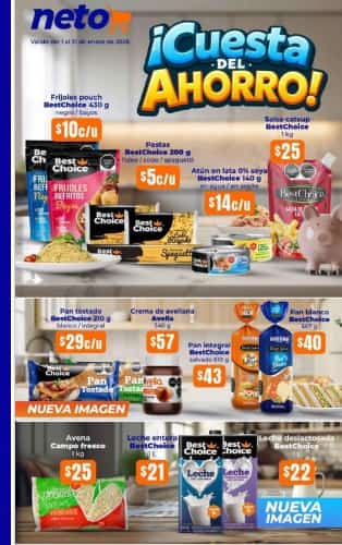 Catálogo TIENDAS NETO Enero 2026