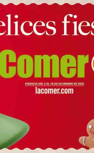 Catálogo LA COMER Hasta 18 de diciembre 2025