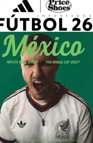 Catalogo Price Shoes México importado Futbol 2026