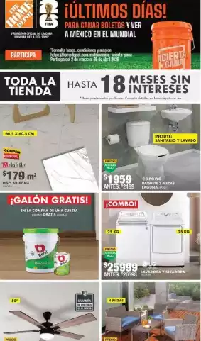 HOME DEPOT México Hasta 13 de Mayo 2026