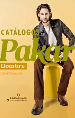 Catalogo zapatos caballero Pakar OI 2026