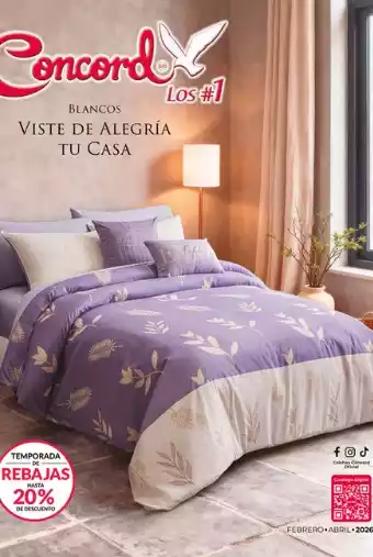 Catalogos Concord 2026 Cobijas ,Cobertores ,colchas