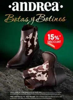 catalogo andrea USA botas y botines  