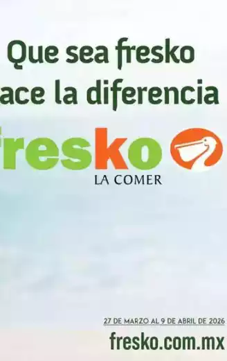 Catálogo FRESKO 14 de abril 2026 3X2