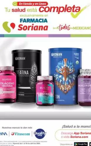 Soriana Híper Farmacia 30 de Abril 2026