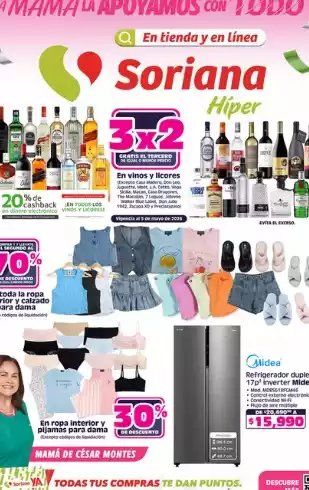 Soriana Hiper Especial Mamá Mayo 2026