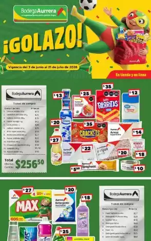 BODEGA AURRERA México Hasta 21 de julio 2026