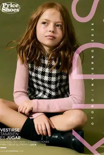 Catalogo Price Shoes kids 2026 Otoño Invierno