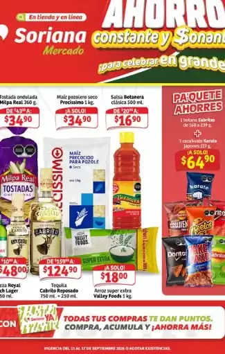 Soriana Mercado 18 de septiembre 2026 Ofertas