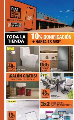 HOME DEPOT México Hasta 27 de Julio 2026