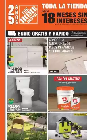 Home Depot México Pisos 30 de Septiembre 2026 ¡Últimos Ahorros !