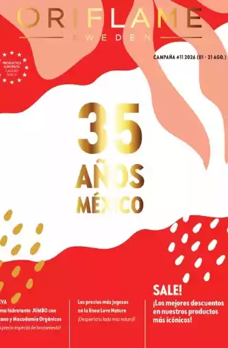 Catálogo ORIFLAME México Agosto 2026 PDF Ofertas