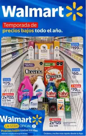 Catálogo WALMART Agosto 2026 Precios Bajos