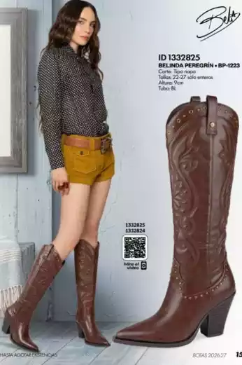 Catalogo Botas vaqueras Price Shoes Mujer 2026
