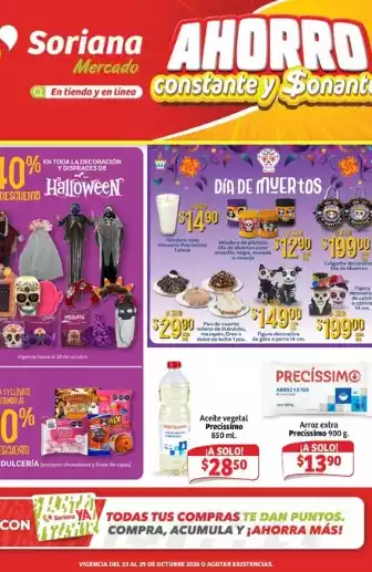 Catálogo Soriana Mercado Octubre 2026 | Ofertas